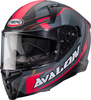 Caberg Avalon X Optic Helmet,  black-grey-red,  Size XL for Men