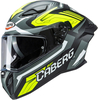 Caberg Drift Evo II Jamara Helmet,  black-grey-yellow,  Size M for Men