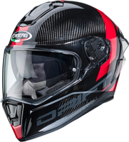 Caberg Drift Evo Sonic Carbon Helmet,  black-red,  Size L,  black-red,  Size L