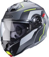 Caberg Duke Evo Move Helmet,  grey-yellow,  Size S for Men