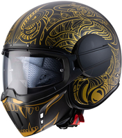 Caberg Ghost Maori Jet Helmet,  black-gold,  Size L,  black-gold,  Size L