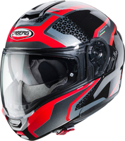 Caberg Levo Sonar Helmet,  black-red,  Size L,  black-red,  Size L