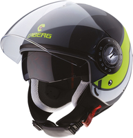 Caberg Riviera V3 Sway Jet Helmet,  black-green,  Size XL,  black-green,  Size XL