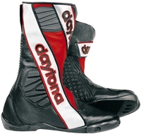 Daytona Security Evo G3 Motorcycle Boots,  black-white-red,  Size 48,  black-white-red,  Size 48