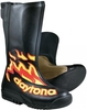 Daytona Speed Master GP II GP Motorcycle Boots,  black-red,  Size 41,  black-red,  Size 41