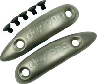 Daytona Titanium Toe Sliders,  silver,  Size S,  silver,  Size S