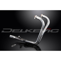 DELKEVIC Elbow,  stainless steel,  HONDA CBF 500,  04-09,  silver,  silver