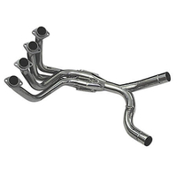 DELKEVIC Elbow,  stainless steel,  HONDA CBR 1100 XX,  97-,  silver,  silver