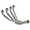 DELKEVIC Elbow,  stainless steel,  SUZUKI GSF 600,  95-04/1200,  96-06,  silver,  silver