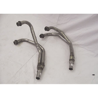 DELKEVIC Elbow,  stainless steel,  YAMAHA XJ 600 Diversion,  92-03,  silver,  silver