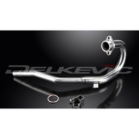 DELKEVIC Manifold,  stainless steel,  HONDA CRF250L-M 12-16,  silver,  silver
