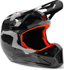 FOX V1 BNKR Youth Motocross Helmet,  black-grey,  Size S
