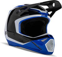 FOX V1 Nitro MIPS Youth Motocross Helmet,  black-white-blue,  Size S