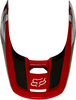 FOX V1 REVN Youth Helmet Peak,  red