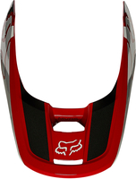 FOX V1 REVN Youth Helmet Peak,  red