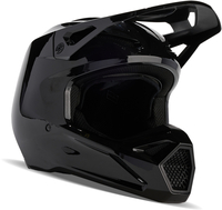 FOX V1 Solid Motocross Helmet,  black,  Size L