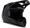 FOX V1 Solid Motocross Helmet,  black,  Size XS