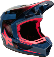 FOX V2 Dier Motocross Helmet,  pink-blue,  Size 2XL for Men