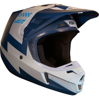 FOX V2 Master MX Helmet,  grey-blue,  Size S for Men