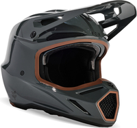 FOX V3 RS Carbon Solid MIPS Motocross Helmet,  black-grey,  Size XS