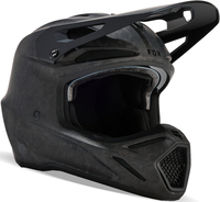 FOX V3 RS Carbon Solid MIPS Motocross Helmet,  black,  Size XS for Men