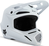 FOX V3 Solid Youth Motocross Helmet,  white,  Size L