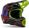 FOX V3 Throttle MIPS Motocross Helmet,  yellow,  Size M for Men