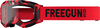 Freegun Danger Motocross Goggles,  black-red,  black-red,  Size One Size