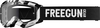 Freegun Danger Motocross Goggles,  black-white,  black-white,  Size One Size