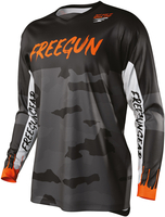 Freegun Devo Camo Motocross Jersey,  orange,  Size L,  orange,  Size L