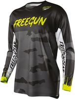 Freegun Devo Camo Motocross Jersey,  yellow,  Size XL,  yellow,  Size XL
