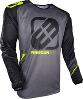 Freegun Devo College Jersey,  grey-yellow,  Size S,  grey-yellow,  Size S