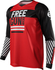 Freegun Devo Danger Motocross Jersey,  black-red,  Size 2XL,  black-red,  Size 2XL