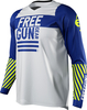 Freegun Devo Danger Motocross Jersey,  white-blue,  Size 2XL,  white-blue,  Size 2XL