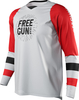 Freegun Devo Load Motocross Jersey,  white-red,  Size XL,  white-red,  Size XL