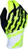 Freegun Devo Outlaw Kids Motocross Gloves,  black-white-yellow,  Size XL,  black-white-yellow,  Size XL