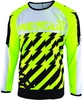 Freegun Devo Outlaw Kids Motocross Jersey,  black-white-yellow,  Size L,  black-white-yellow,  Size L