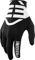 Freegun Devo Skin Motocross Gloves,  black-white,  Size 4XL,  black-white,  Size 4XL