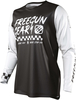 Freegun Devo Speed Kids Motocross Jersey,  black-white,  Size 10 - 11,  black-white,  Size 10 - 11