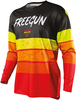 Freegun Devo Stripe Motocross Jersey,  red-yellow,  Size L,  red-yellow,  Size L