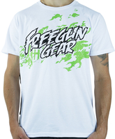 Freegun Homme Grunge T-Shirt,  white,  Size S,  white,  Size S