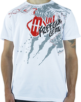 Freegun Homme Scream T-Shirt,  white,  Size L,  white,  Size L