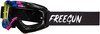Freegun Skill Stripe Motocross Goggles,  clear,  clear,  Size One Size