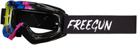Freegun Skill Stripe Motocross Goggles,  clear,  clear,  Size One Size