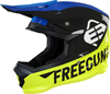 Freegun XP4 Attack Kids Motocross Helmet,  black-yellow,  Size M,  black-yellow,  Size M