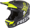 Freegun XP4 Camo Kids Motocross Helmet,  yellow,  Size M,  yellow,  Size M