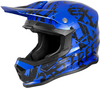 Freegun XP4 Maniac Chrome Kids Motocross Helmet,  grey-silver,  Size L,  grey-silver,  Size L