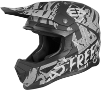 Freegun XP4 Maniac Kids Motocross Helmet,  black-grey,  Size S,  black-grey,  Size S