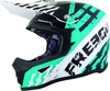 Freegun XP4 Outlaw Kids Motocross Helmet,  black-white-blue,  Size M,  black-white-blue,  Size M