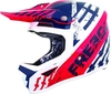 Freegun XP4 Outlaw Motocross Helmet,  white-red-blue,  Size XL,  white-red-blue,  Size XL